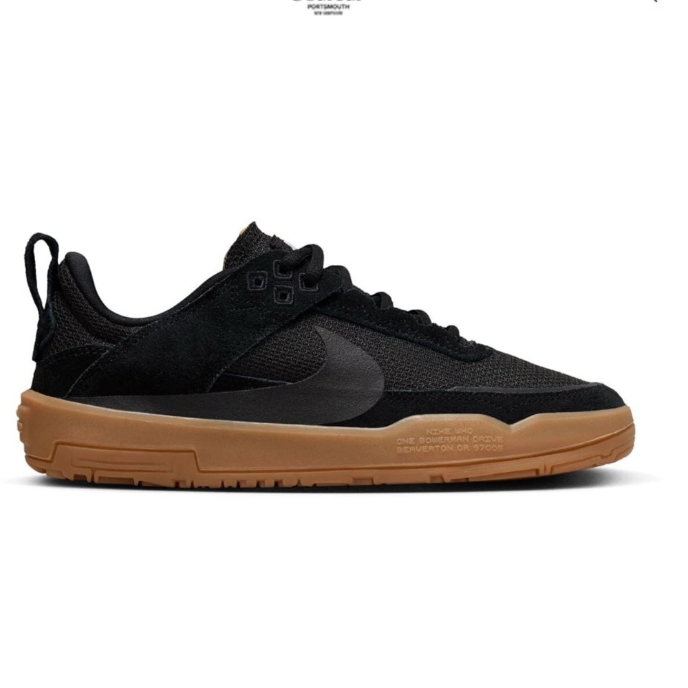 NIB Nike SB Day One Kids Black/Light Brown/White
